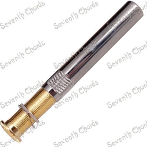Gold 1/4" 6.35mm Threaded Cylinder Guitar Bass Jacks output Input Plug Sockets Long Threaded bushing Sleeve Guitar Accessories