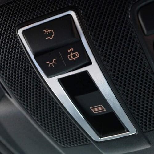 For Mercedes Benz CLA GLA A B Class W117 C117 W176 A180 2017 Aluminum Alloy Interior Reading Light Cover Trim Stickers