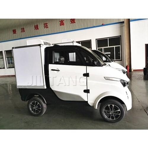 Electric Food Car Mini Cargo Delivery Truck Box Pup Truck Utility Cargo Delivery Cars Electric Car for Adult