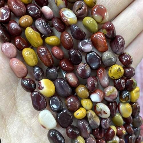 Natural Irregular Mookaite Jaspers Loose Spacer Beads For Jewelry Making Charm DIY Earrings Bracelet Necklace Accessories