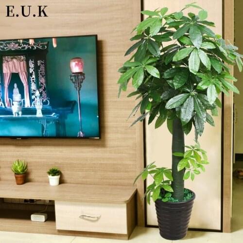 Artificial Seven leaf good luck tree home decoration greenery plant artificial trees for home decor house plants bonsai