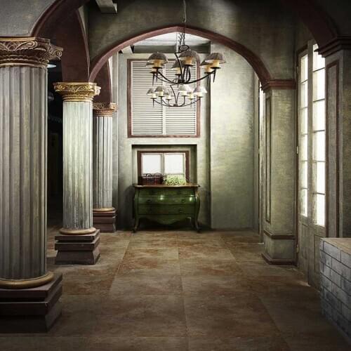 MEHOFOTO Vinyl Photography Background Retro Window Computer Printed European Style Wedding Backdrops for Photo Studio CM-6581