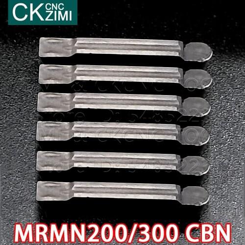 MRMN200 CBN MRMN300 CBN Inserts Boron Nitride Inserts CNC Grooving inserts CNC Cutting Lathe Cutter Tool MRMN For hardened steel