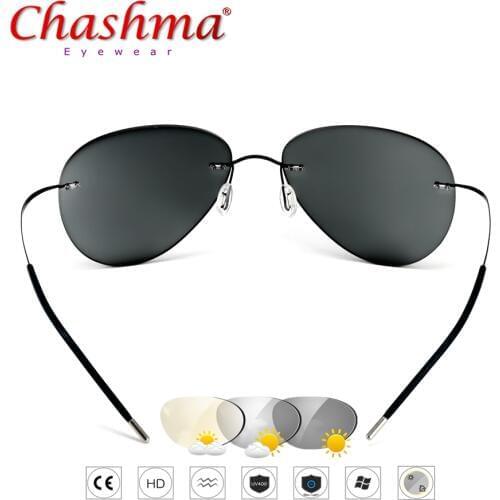 Summer Transition Sunglasses Titanium Photochromic Glasses Frame Mens and Womens 2019 NEW Chameleon Eyeglasses