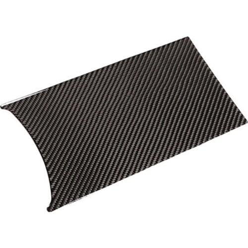 Real Carbon Fiber Rear Air Conditioning Outlet Panel Trim Anti-Kick Frame Sticker for Nissan X-Trail 2014-2018