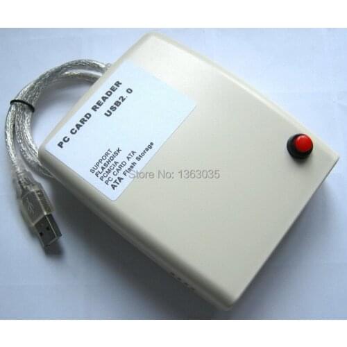 New free shipping ! USB2.0 interface PCMCIA card reader 68pin read FLASH /DISK card /ATA card