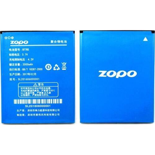 New 2000mAh High Quality Battery For ZOPO 9515 C2 C3 2A 980 980+ ZP980 ZPC2 BT78S BT78T Batterie Bateria