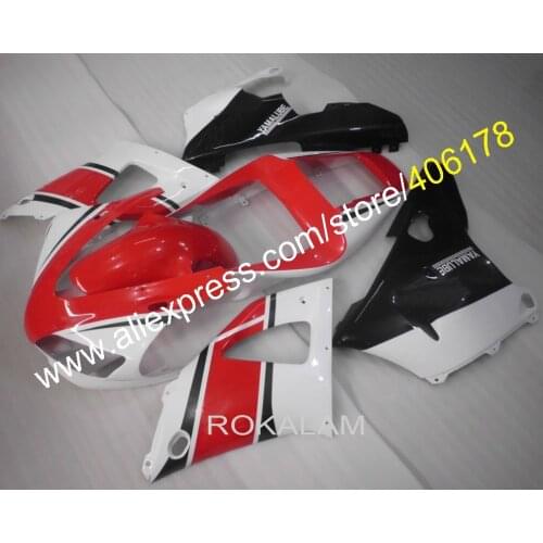 For Yamaha YZFR1 1998 1999 YZF R1 98 99 YZF-R1 White Red Black Aftermarket Motorcycle Fairings (Injection Molding)