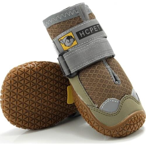 Pet Dog Shoes for Sports Mountain Wearable For Pets PVC Soles Waterproof Reflective Dog Boots Perfect for Small Medium Large Dog