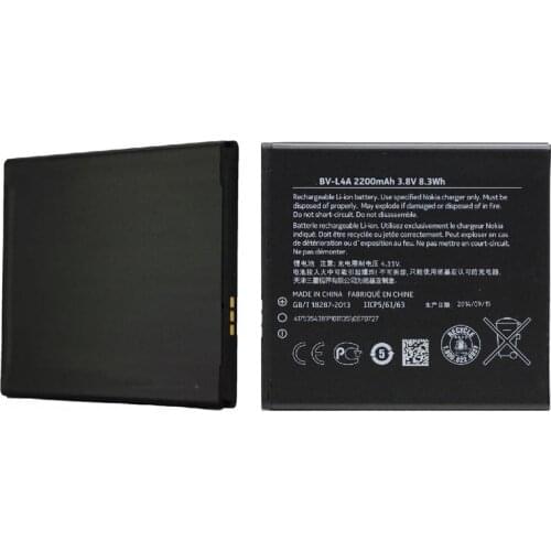 Original BV-L4A Phone battery for Nokia RM-984 RM-985 Lumia 830 2200mAh BV-L4A