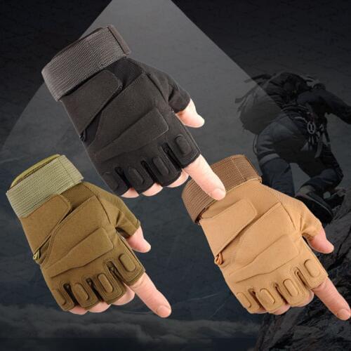Half Finger Tactical CS Gloves Special Forces Sports Outdoor Gloves Breathable Perspiration Anti-slip Fighting Climbing Fitness
