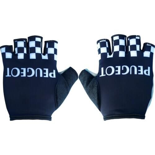 Classic Black Cycling Gloves Guantes ciclismo Men & Women Half -finger Gloves Anti-slip Breathable Gel Gym Road Gloves MTB