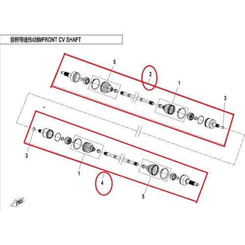 Output shaft engine parts output gear for LONCIN 200-M 200-S 200-AU