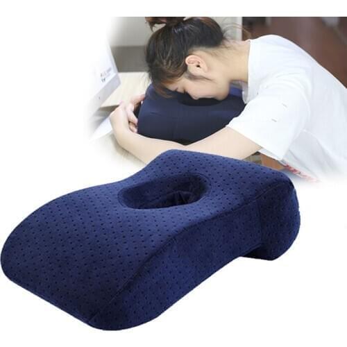 Slow Rebound Pressure Pillow, Nap Sleeping Pillow Cushion Memory Foam Arched Arm Pillow, Prevent Hand Numb Anti Pressure