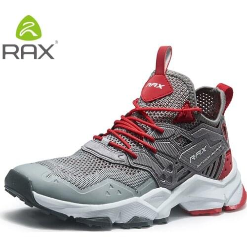 RAX New High Quality Men Outdoor Hiking Shoes Leather Non-slip Breathable Climbing Trekking Hiking Sneakers