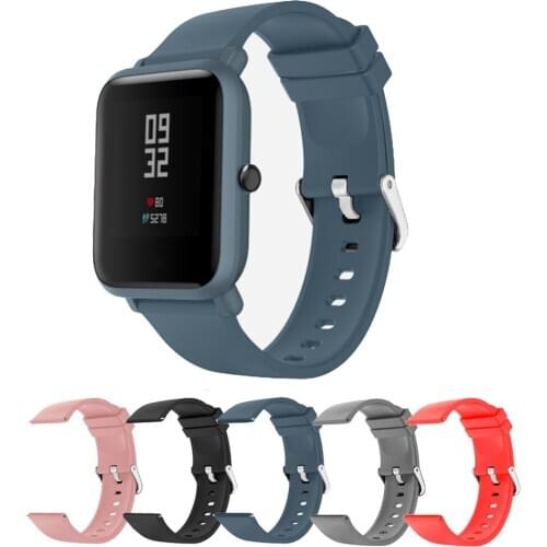 20mm SIlicone Woven Strap for Xiaomi Huami Amazfit GTS Smart Watch Wearable Wrist Bracelet For Amazfit Bip Lite 1S Watchband