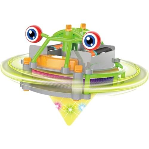 Self Balancing Wire Walking Unicycle Tumbler Toy Funny Light-Up Gyro Spinner