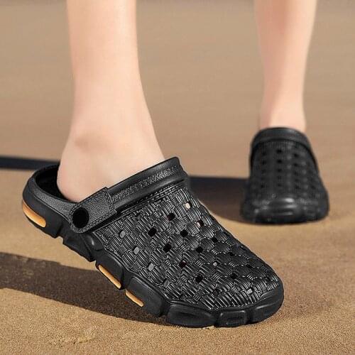 Rubber Slippers Women Summer Breathable Adjustable Sandals Anti Skid Beach Flip Flops Men Outdoor Wading Shoes for Walking