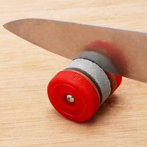 Mini Random Color Round Type Whetstone Sharpeners Knife Sharpening Stone Professional Sharpening Tool
