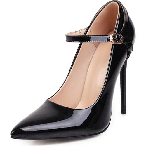 MKKHOU Single Shoes Women 2021 New Summer Original Design Pumps Pointed Stiletto 12cm Two Ways Commuter Shoes Large Size 33-50