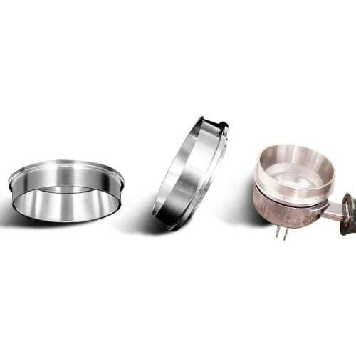 Coffee Intelligent Dosing Ring Espresso Barista 304 Stainless Steel 51/53/57.5/58/58.35mm Anti-fly Powder Universal Coffee Tools