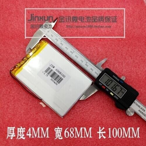 Universal Tablet PC battery 4068100 3.7V polymer lithium battery 3000mAh high quality