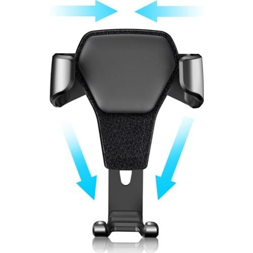 Universal Gravity Auto Phone Holder Car Air Vent Clip Mount Mobile Phone Holder CellPhone Stand Support For iPhone For Samsung