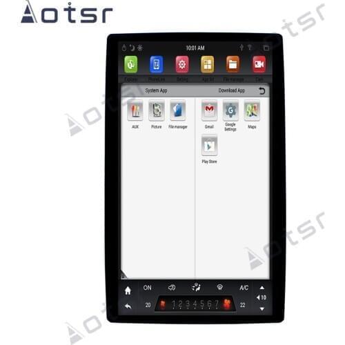 12.8" 4+64GB Android 9.0 Tesla Style Rotation IPS Screen 2 Din Universal Car DVD GPS Player Auto Radio Car Stereo Voice Control