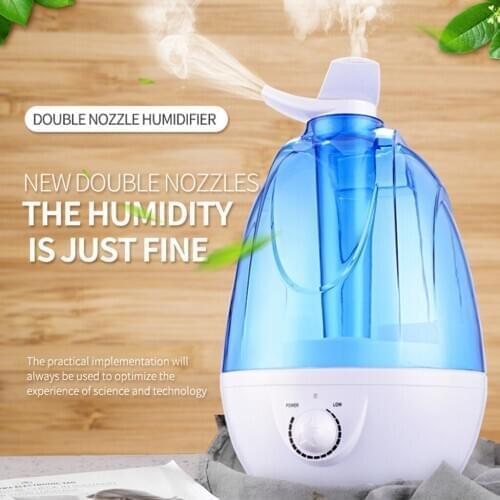 3.5L USB Charging Cool Mist Humidifier Quiet Low Noise Humidifier for Home Office US Plug