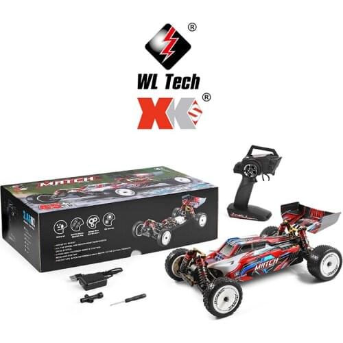 Wltoys 104001 RTR 1/10 4WD RC Car 2.4G Remote Control Racing Car Drift 45km/h High Speed Off-Road Climbing Metal Vehicles Toys