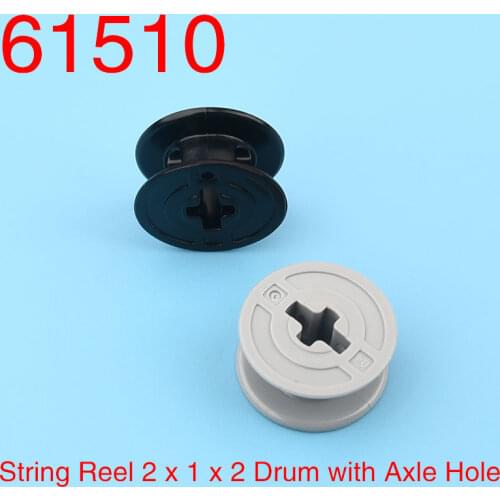 10pcs 61510 high-tech building block pegs 2 x 1 x 2 drum with shaft hole MOC turntable accessories parts toys