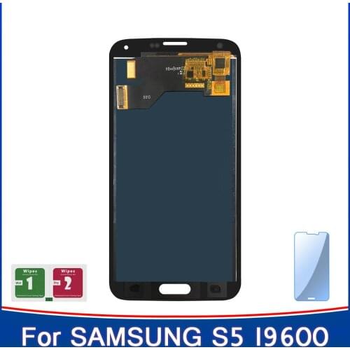 100% New Display For High TFT Samsung S5 lcd SM-G900 SM-G900F G900 I9600 LCD Touch Screen Sensor Panel Replacement