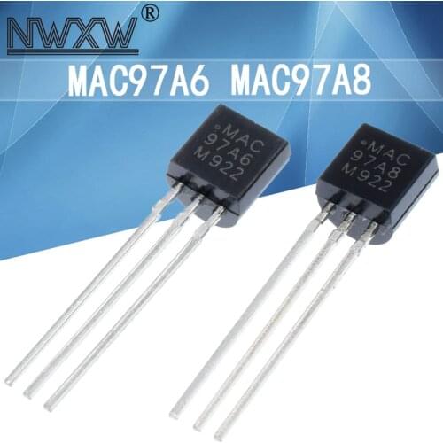 20pcs/lot MAC97A6 MAC97A8 single bidirectional thyristor in-line triode TO-92 MAC97