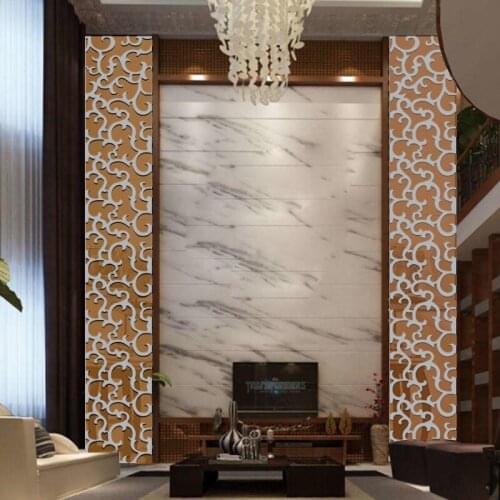 3D Mirror Wall Stickers TV Background Wall Decor Home Decorative Acrylic Wall Decals Cloakroom Decor Customized Size