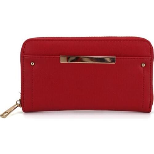 AFKOMST PU Leather Women Wallet Long Purse Wallets Female Card Holders Carteira Feminina LB00620