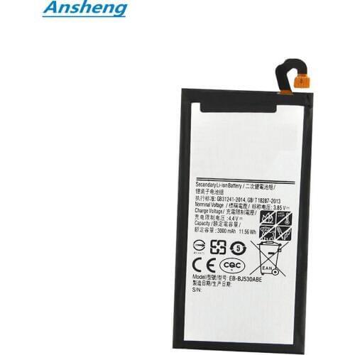 Ansheng 3000mAh EB-BJ530ABE battery For Samsung Galaxy J5 Pro 2017 J530 Battery J530F/DS J530K J530L J530S Smartphone