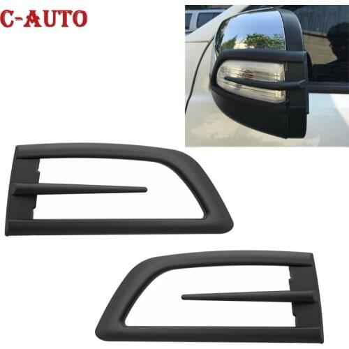 Car ABS Black Turning Lamp Cover Exterior Side Mirror Light Cover For Ford Ranger 2012 2013 2014-2019 T6 T7 T8 Car Accessories