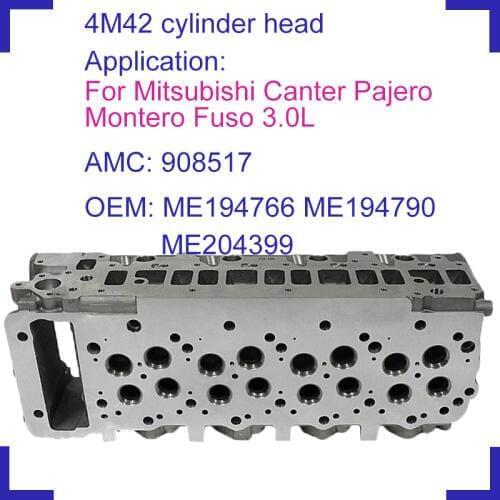 Auto parts 4M42 bare engine cylinder head 908517 for Mitsubishi Canter Pajero Fuso 3.0 4M42T 4M42-T ME194766 ME194790 ME204399