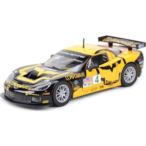 Bburago 1:24 Chevrolet Corvette C6R Racing Car Static Die Cast Vehicles Collectible Model Car Toys