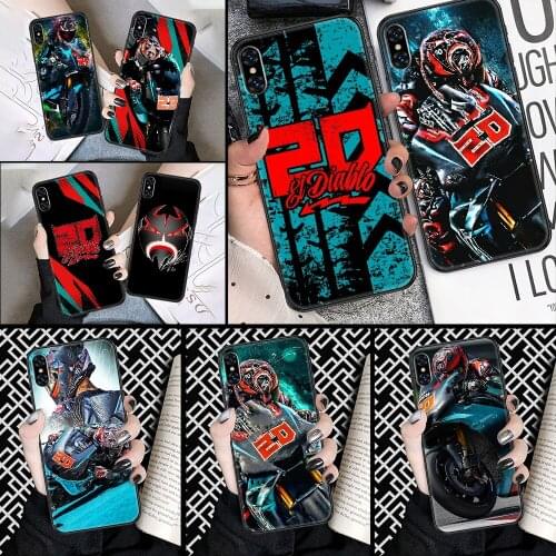 Moto NO.20 Fabio Quartararo Phone Case Cover Hull For iphone 5 5s se 2 6 6s 7 8 12 mini plus X XS XR 11 PRO MAX black trend