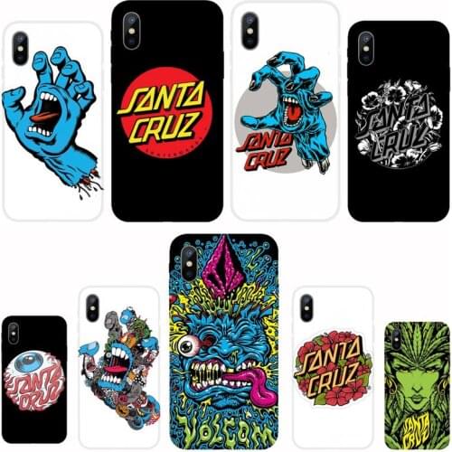 Santa Cruz Skateboards Phone Case For iphone 12 5 5s 5c se 6 6s 7 8 plus x xs xr 11 pro max
