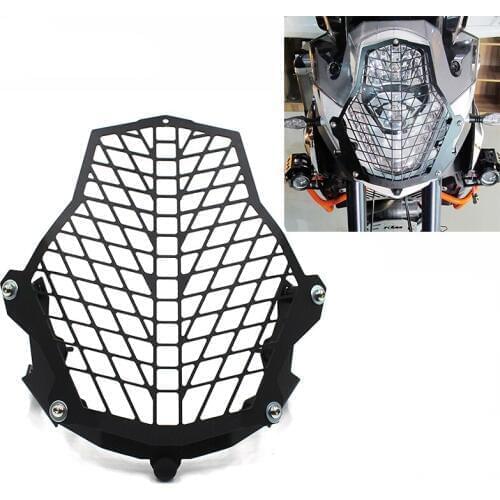 For KTM 1050 1090 1190 Adventure 2015-2018 1290 Super ADV 2015 Motorcycle Headlight Head Lamp Light Grille Guard Cover Protector