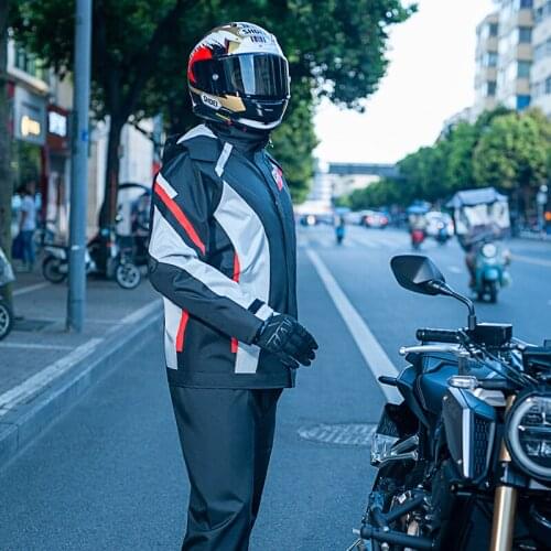Raincoat rainpants suit single body rainproof male and female adult split electric car motorcycle raincoat