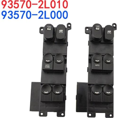 Power Window Main Switch LHD For Hyundai i30 I30cw 2008-2011 AUTO AND AUTODOWN 93570-2L000 93570-2L010 Front left control switch