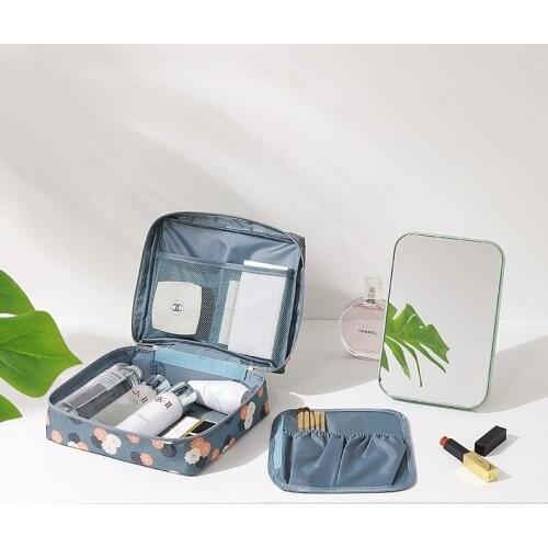 Korean Multifunctional Waterproof Oxford Cloth Travel Bag Hand-held Cosmetic Bag for Men and Women