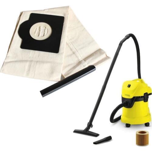 Vacuum Cleaner Dust Bag Washable for Karcher A2204 A2656 WD3200 WD3300 for Rowenta RU100 RB820 Series Cleaning