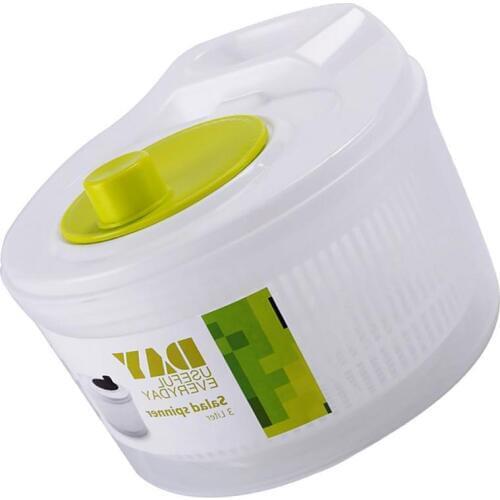 Useful Large Manual Salad And Vegetable Washer Spinner Dryer Household Fruit Dehydrator Drainer