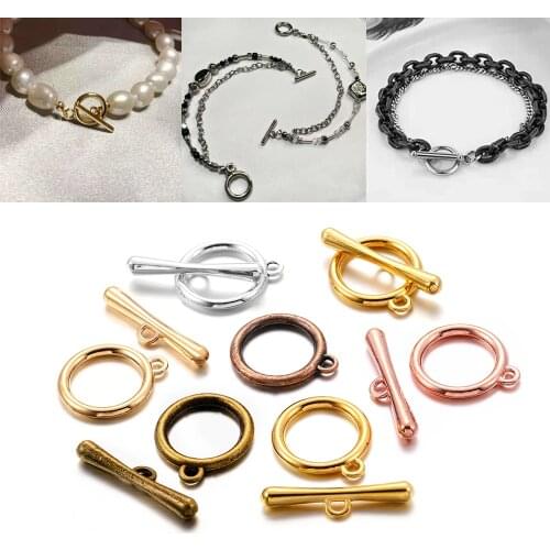 10set/lot OT Toggle Clasps Hooks Connectors For DIY Bracelet Necklace Jewelry Making Findings Accessories Supplies