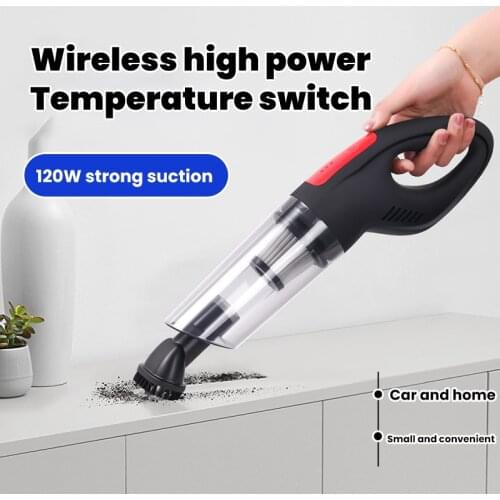 Wireless Car Vacuum Cleaner HEPA Filter Handheld Auto Interior Vaccum Cleaner Rechargeable Cordless Dust Cleaner for Home Pet