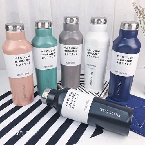 Thermos Bottle Outdoor Sport Vacuum Flask 304 Stainless Steel 500ml Insulated Cup Travel Car Coke Coffee Flask Water Bottles